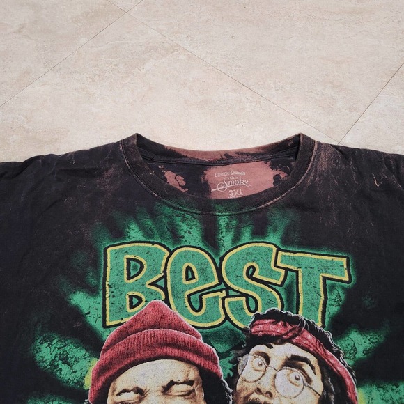 Cheech Chongs Up In Smoke Best Buds Stick Together T Shirt Mens 3XL Acid Washed - Picture 5 of 10